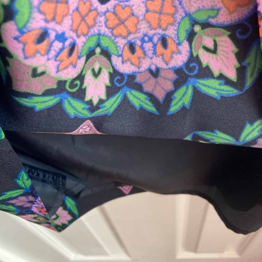 ❤️ 2 for $10 ❤️ Women's J.Crew Dress Size 2 Black Multi - Picture 4 of 8
